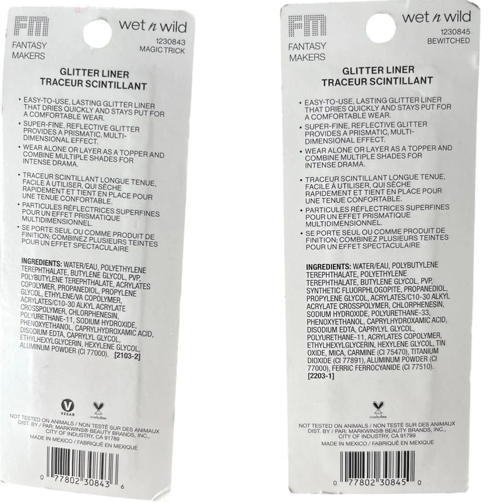 Wet n Wet Fantasy Makers Glitter Liner set of two different colors
